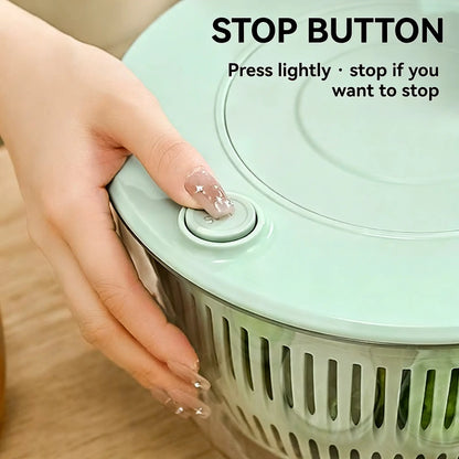 3-in-1 Vegetable and Fruit Washing Dish, Kitchen Tool Set, Large Salad Dehydrator