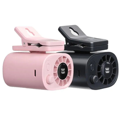 Car Clip-on Portable USB Cooling Mini Fan - No Cooling Function - 360° Rotation, 100-speed Stepless Adjustment, Cooling Fan